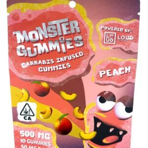 monster gummies peach (500mg)