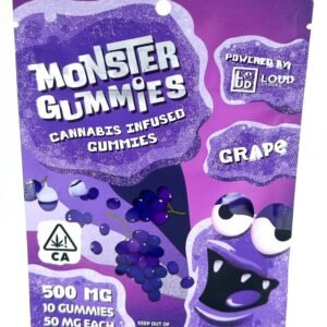 monster gummies grape (500mg)